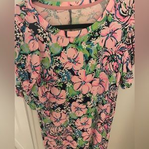 Lilly Pulitzer Ruched Sleeve Dress